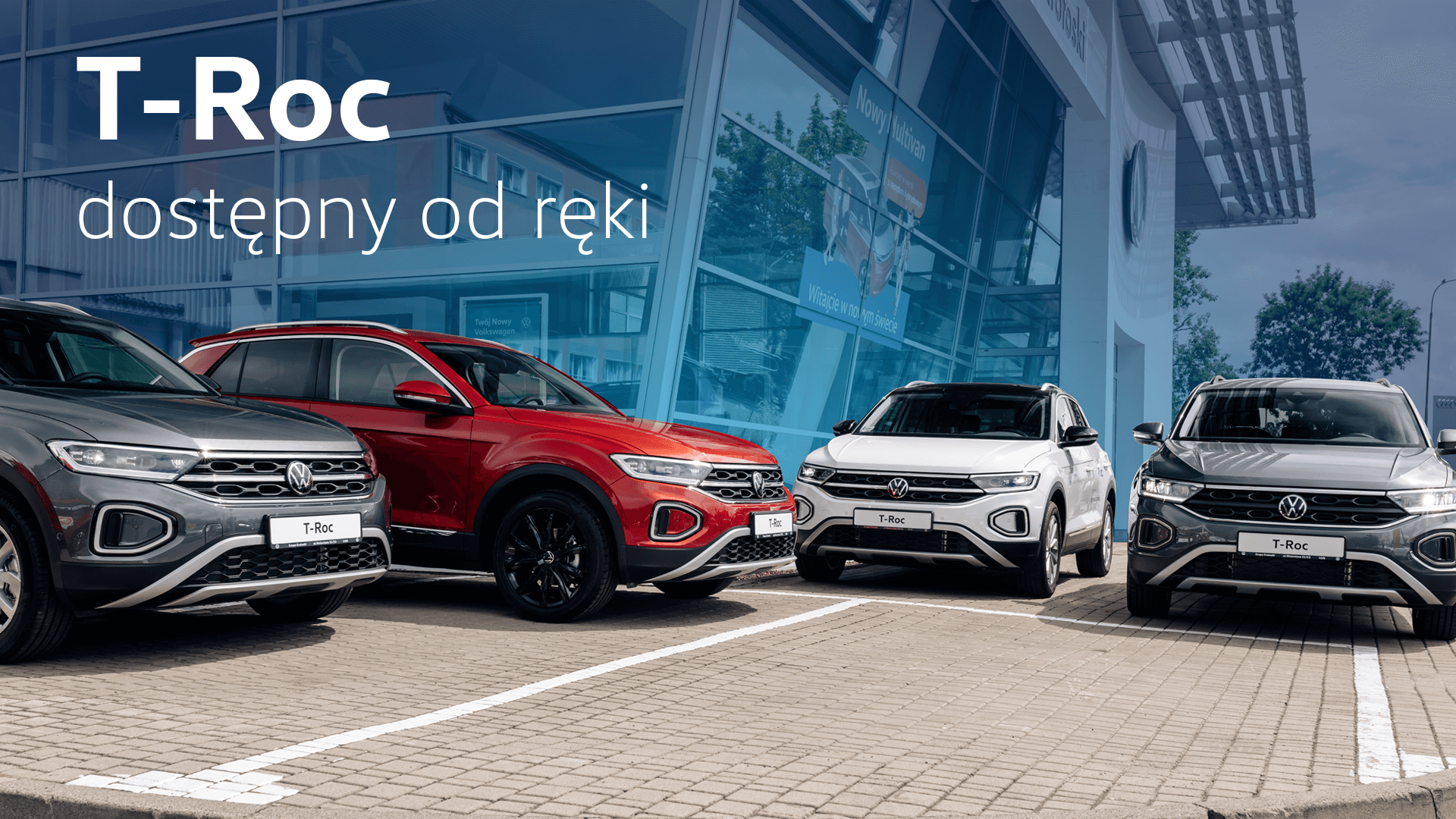 Baner T-Roc'ów dostępnych od ręki