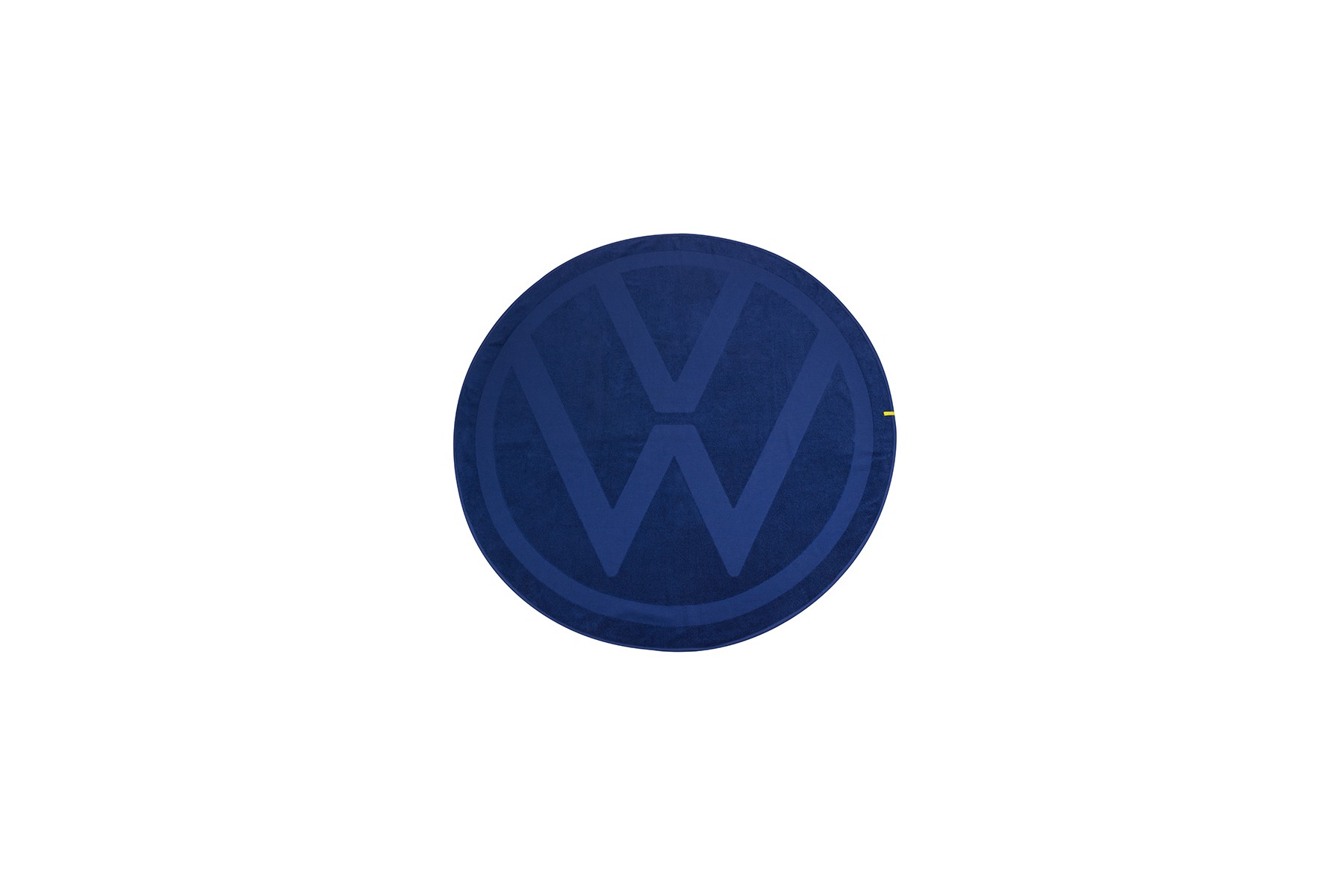 Ręcznik logo Volkswagen, granatowy okrągly